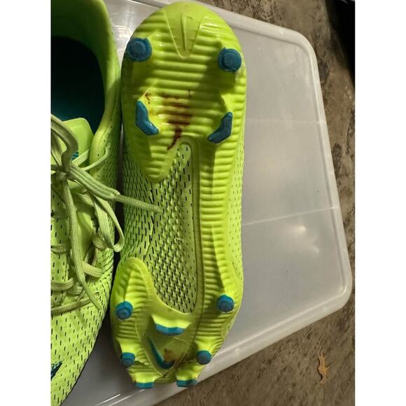 Nike Phantom GT Academy FG/MG Soccer Cleats Lime Glow Size Youth 9 - Picture 4 of 9